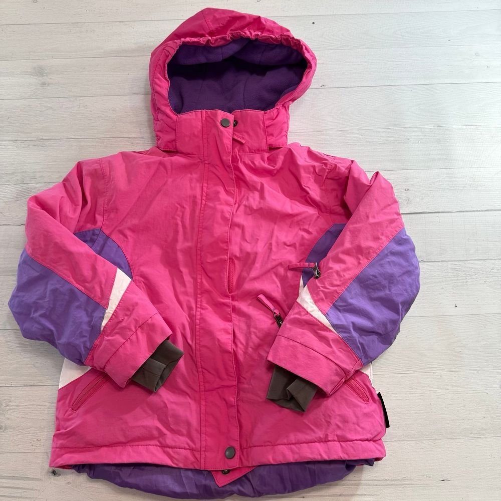 Crane girls purple‎ pink ski winter jacket size 8
